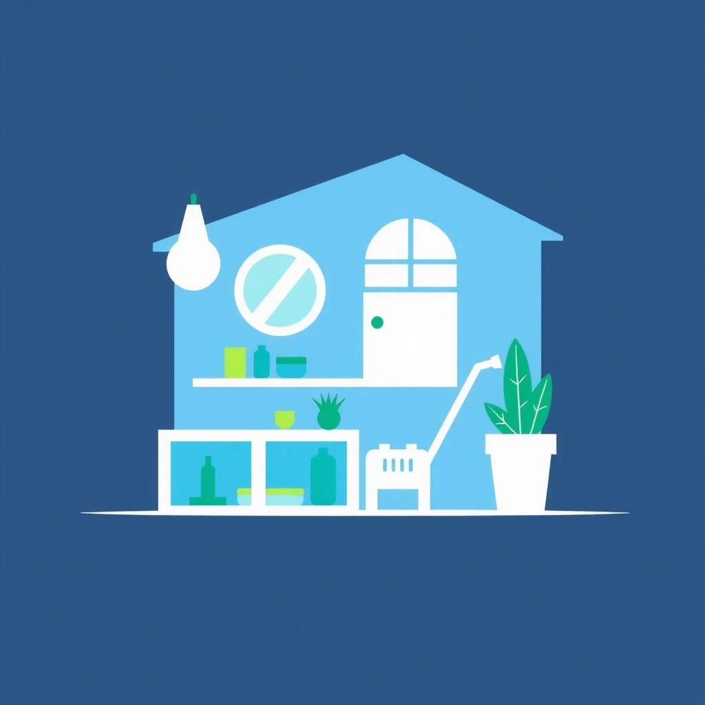 Icon pentru curățenie rezidențială