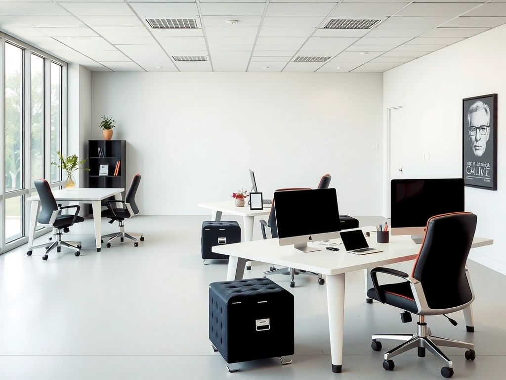 Spațiu de birouri modern și curat